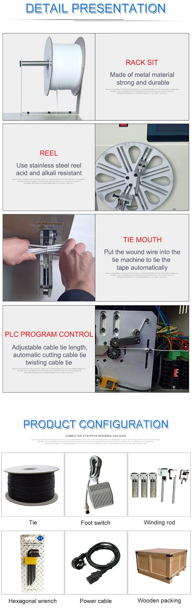 Wire Coiling Binding Machine, Cable Coiling Binding Machine